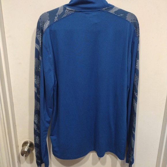 NFL Indianapolis Colts Football Fan 1/4 Zip Pullover Jacket Men's Sz M-Zubaz - Picture 5 of 6